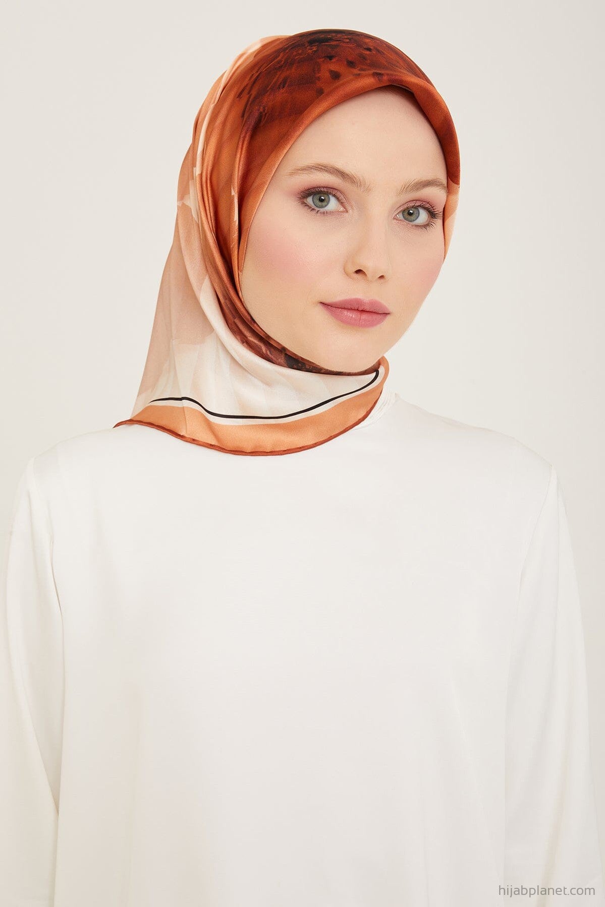 Armine Amaris Floral Silk Scarf #1 Silk Hijabs,Armine Armine 