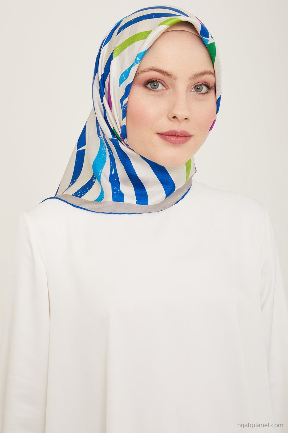 Armine Geometric Silk Scarf #2 Silk Hijabs,Armine Armine 