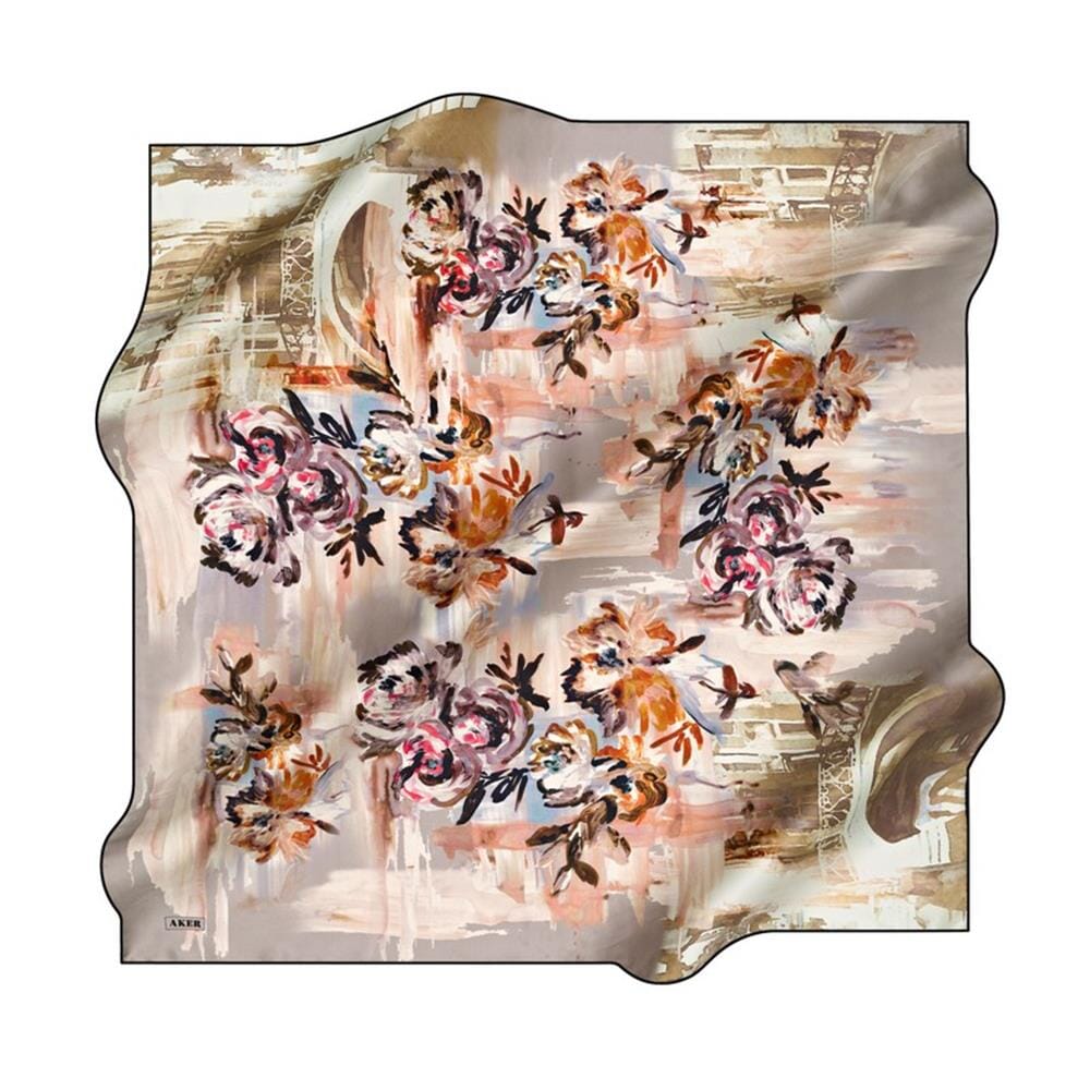 Aker Lovisa Floral Silk Scarf 