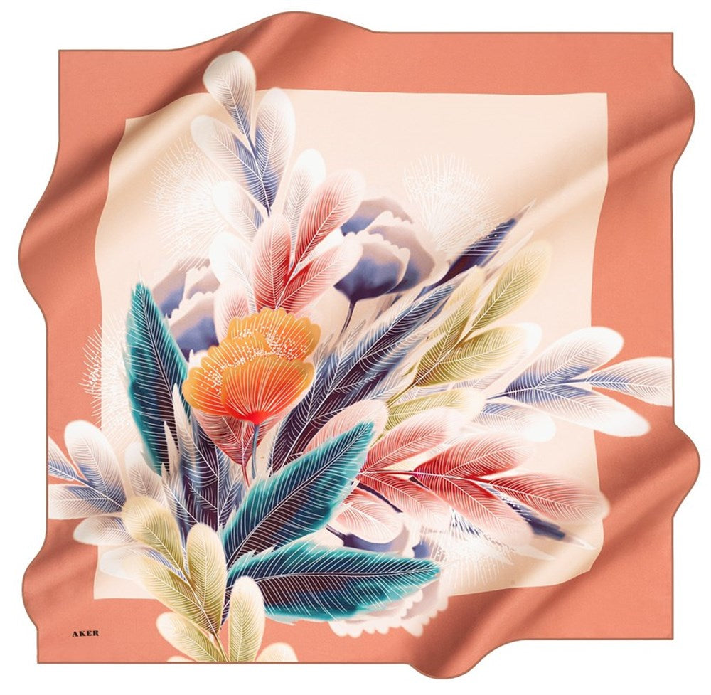 Aker Paradise Floral Silk Hair Wrap No 91 Silk Hijabs,Aker,Silk Scarves Aker 