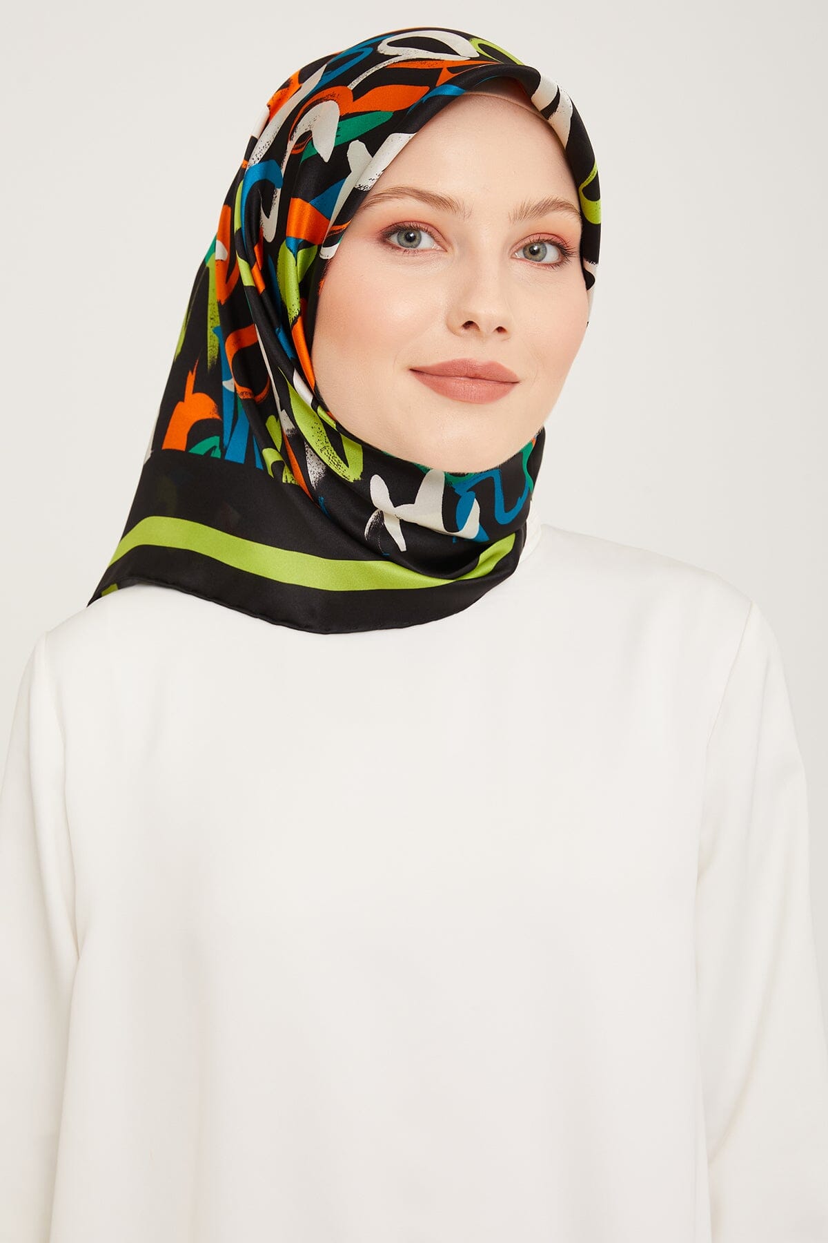 Armine Nudle Designer Silk Scarf #3 Silk Hijabs,Armine Armine 