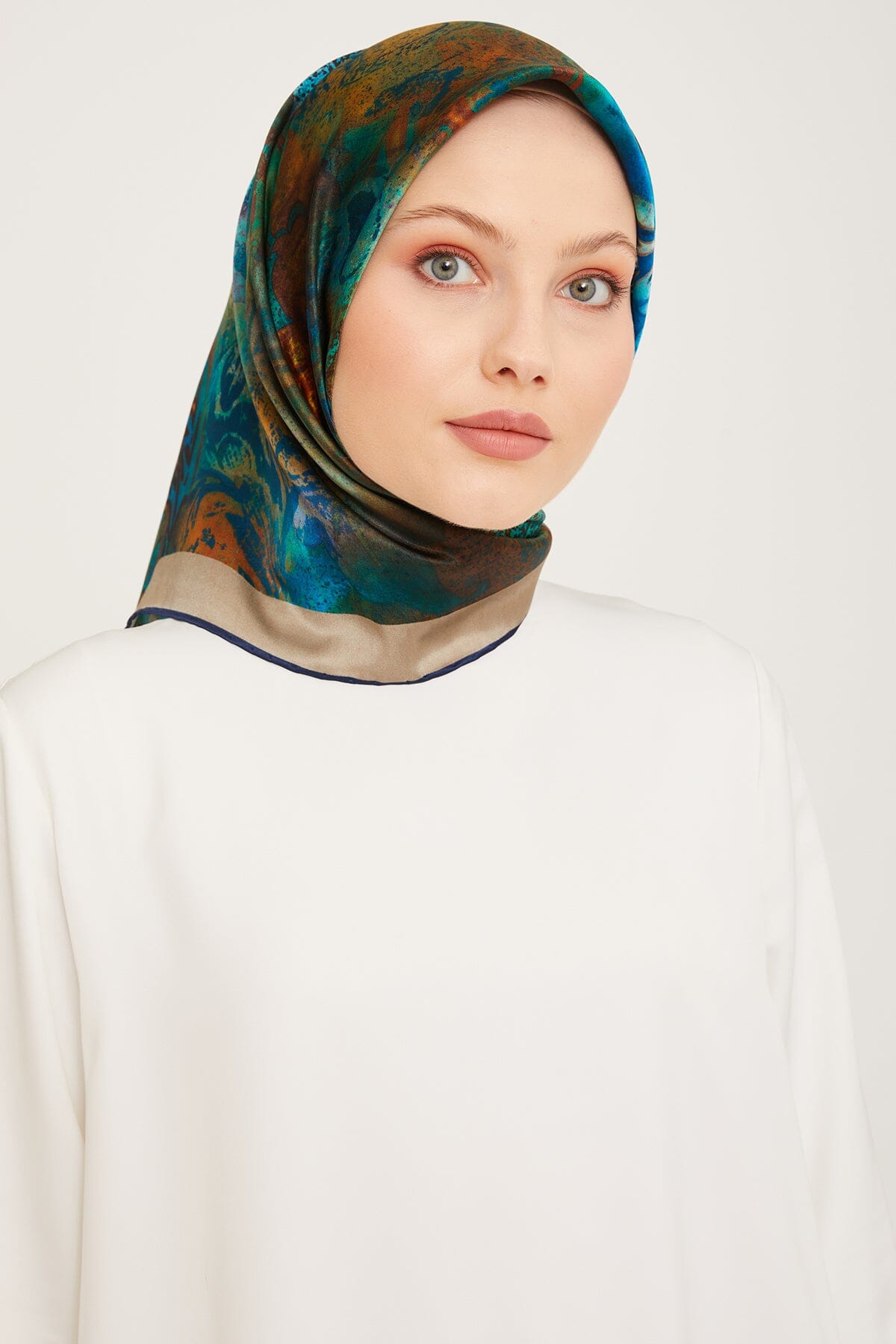 Armine Regis Turkish Silk Scarf #6 Silk Hijabs,Armine Armine 