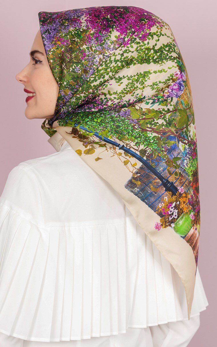 Armine Istanbul Fashion Silk Scarf No. 32 - Beautiful Hijab Styles