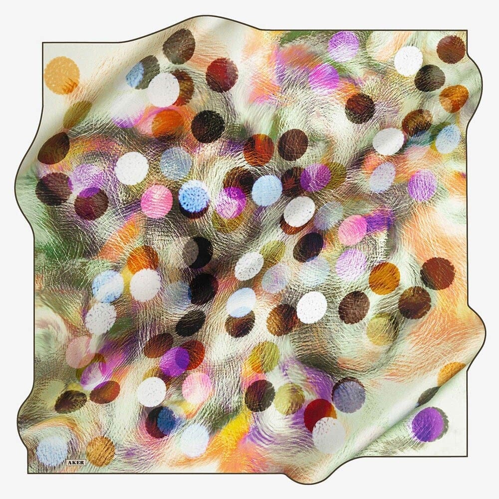 Aker Bubble Pop Women Silk Scarf No. 91 Silk Hijabs,Aker,Silk Scarves Aker 