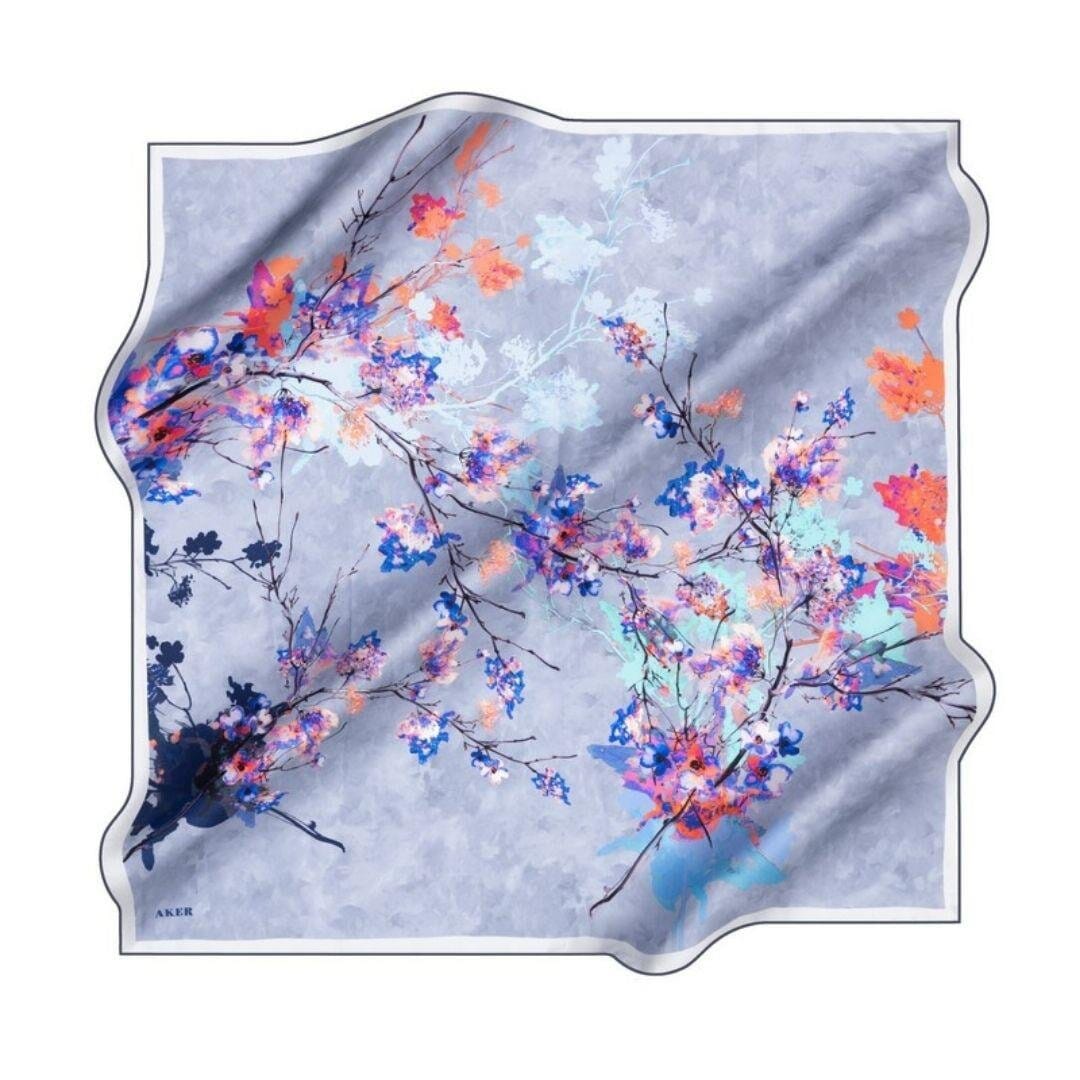 Aker Sakura Turkish Silk Scarf #21 Silk Hijabs,Aker,Silk Scarves Aker 