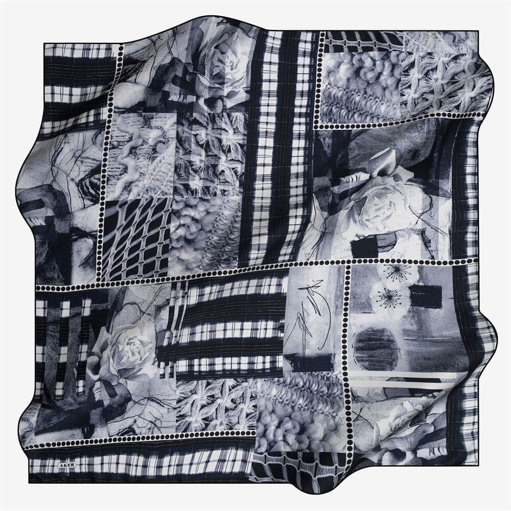 Aker Stellar Silk Scarf No. 12 Silk Hijabs,Aker,Silk Scarves Aker 