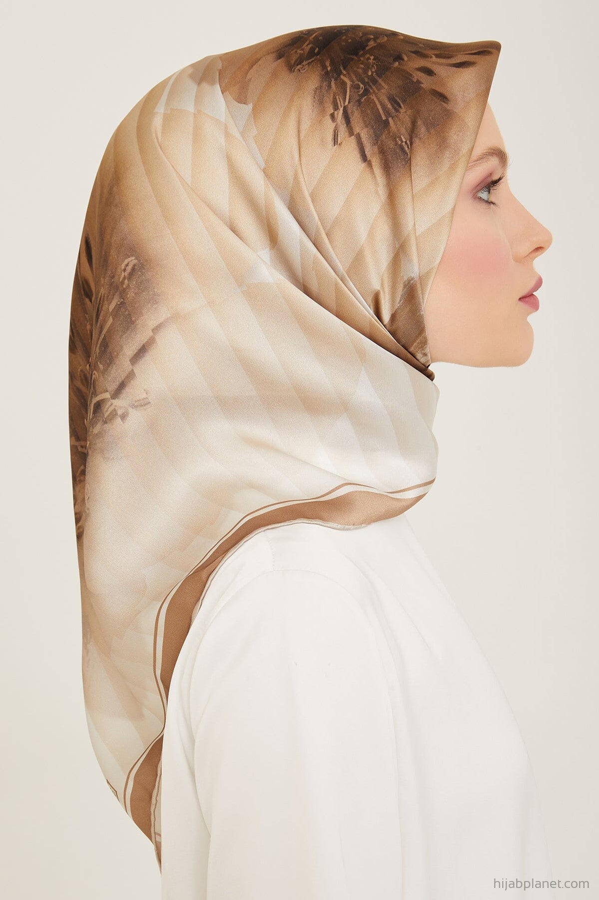 Armine Amaris Floral Silk Scarf #10 Silk Hijabs,Armine Armine 
