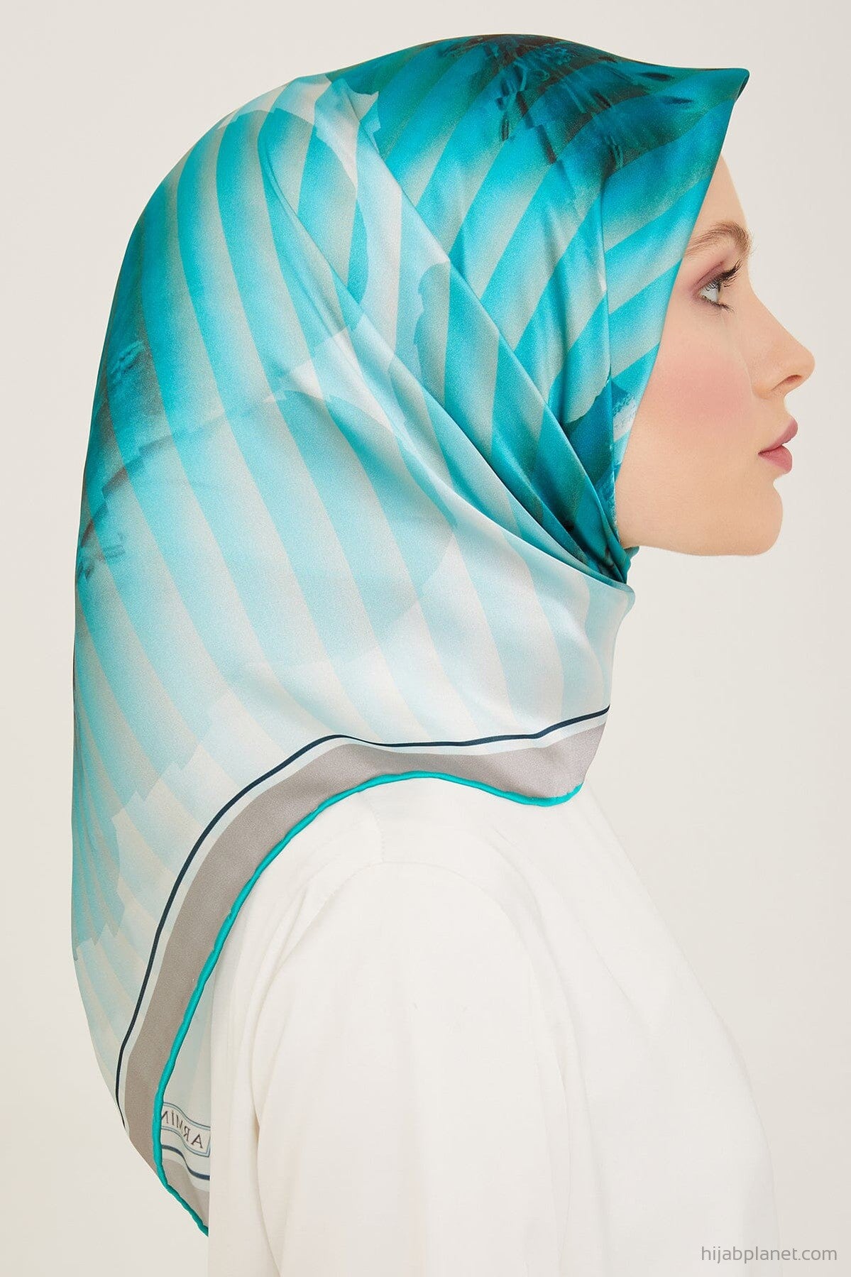 Armine Amaris Floral Silk Scarf #34 Silk Hijabs,Armine Armine 