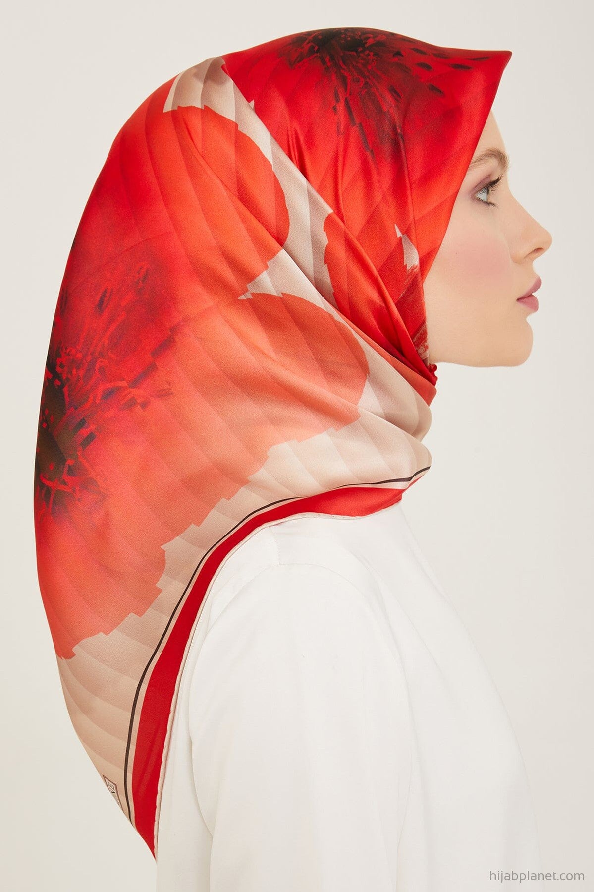 Armine Amaris Floral Silk Scarf #83 Silk Hijabs,Armine Armine 