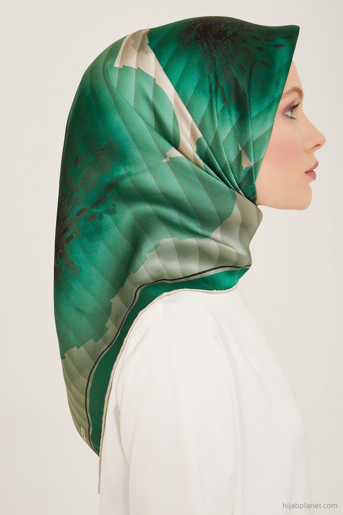 Armine Amaris Floral Silk Scarf #85 Silk Hijabs,Armine Armine 