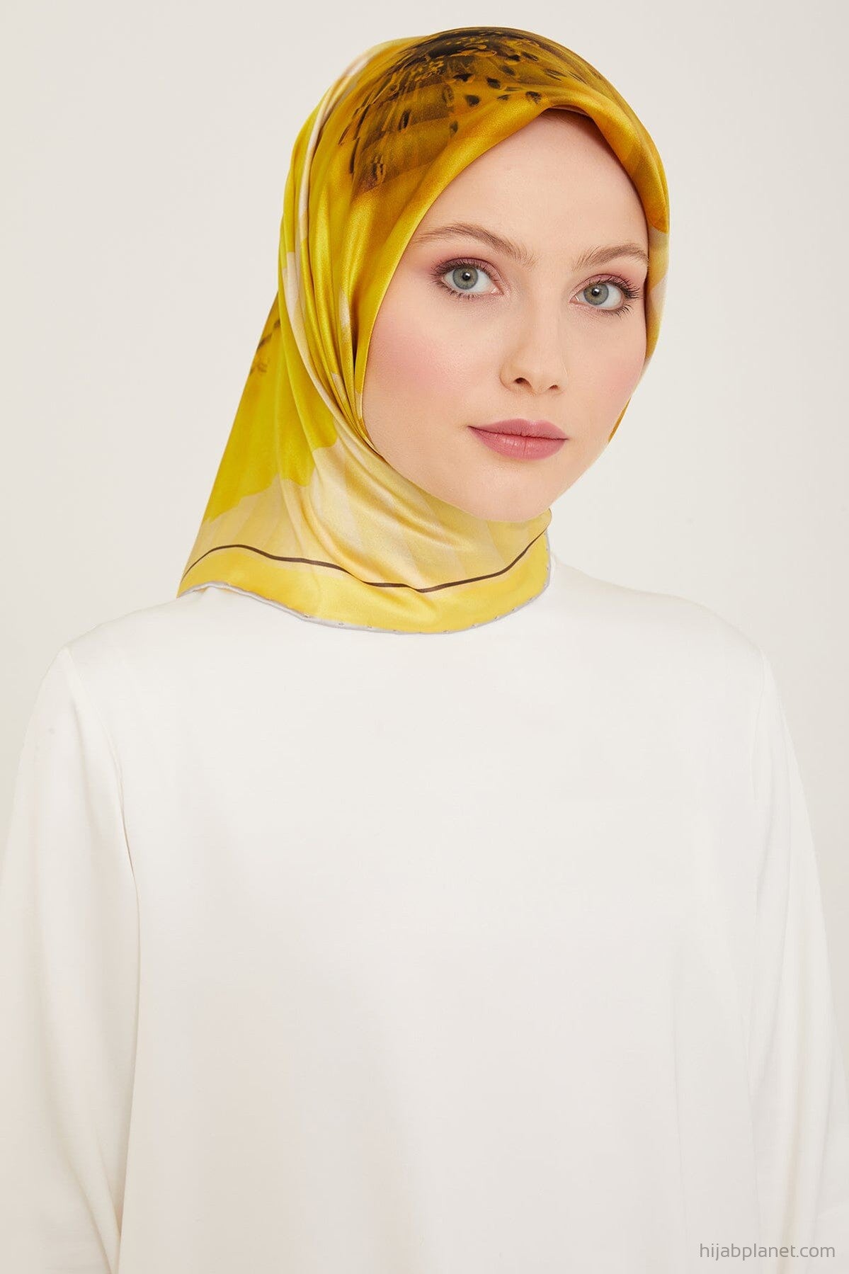 Armine Amaris Floral Silk Scarf #86 Silk Hijabs,Armine Armine 