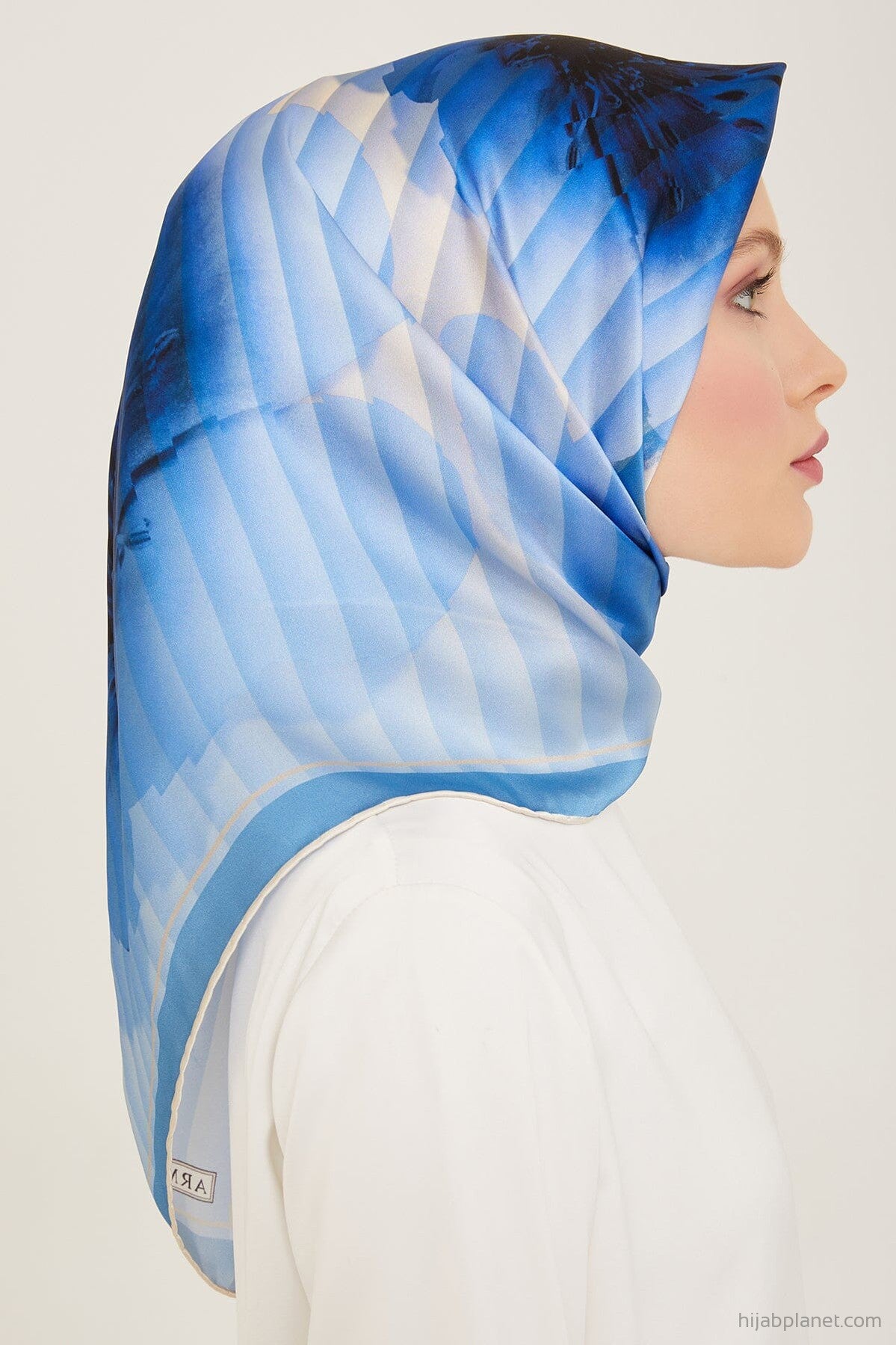 Armine Amaris Floral Silk Scarf #87 Silk Hijabs,Armine Armine 