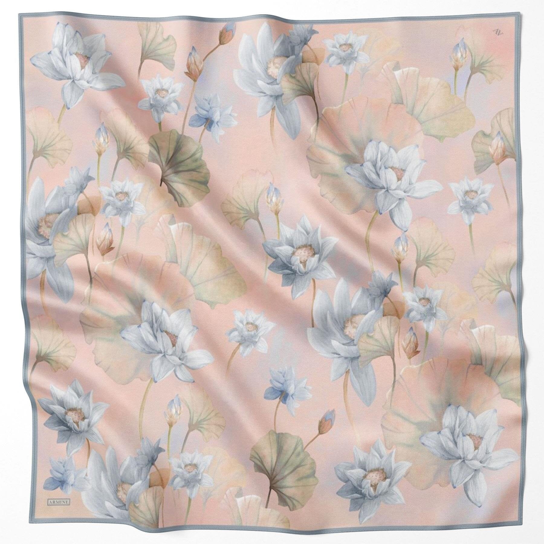 Armine Arsy Floral Silk Scarf #83 Silk Hijabs,Armine Armine 
