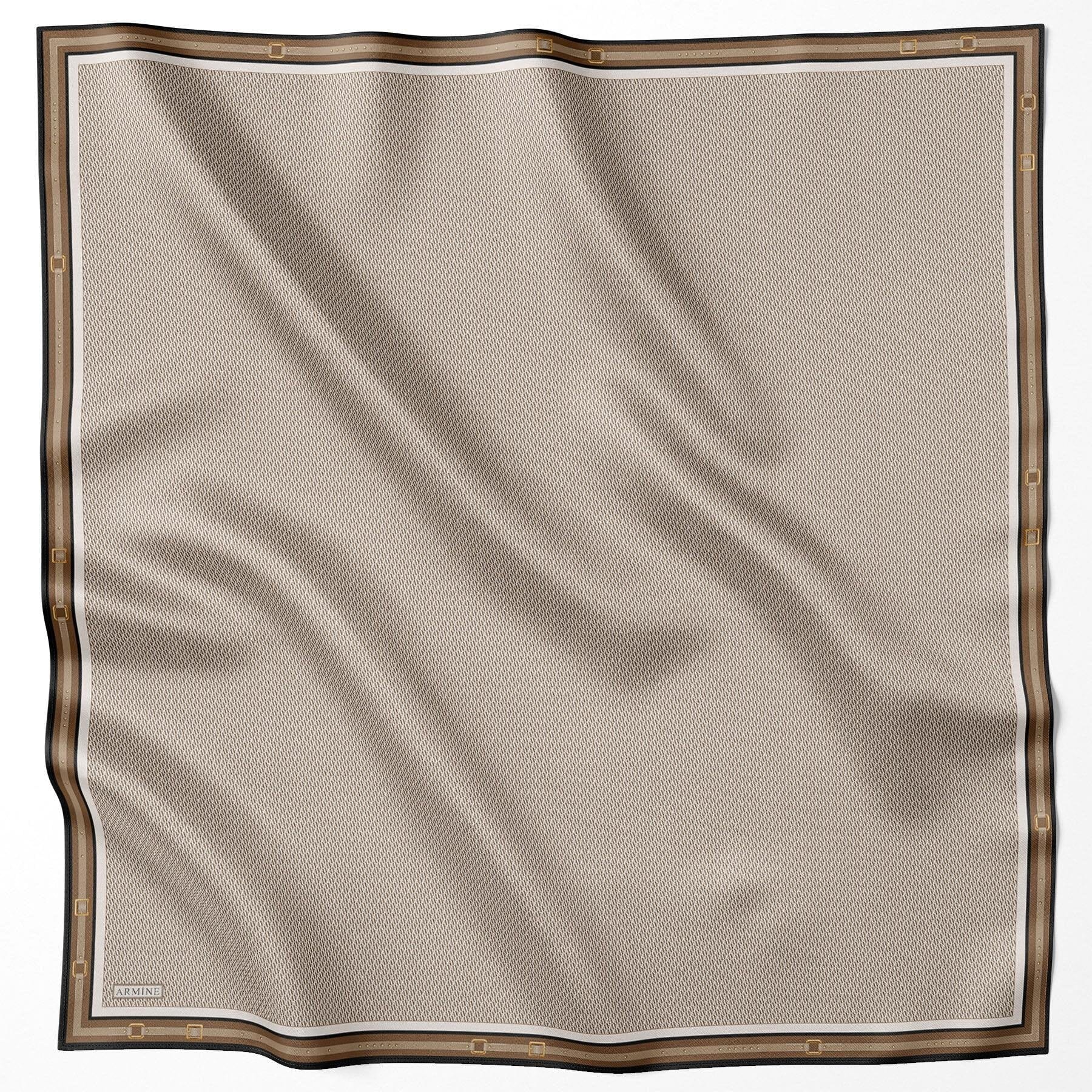 Armine Classic Beige Silk Scarf #2 Silk Hijabs,Armine Armine 