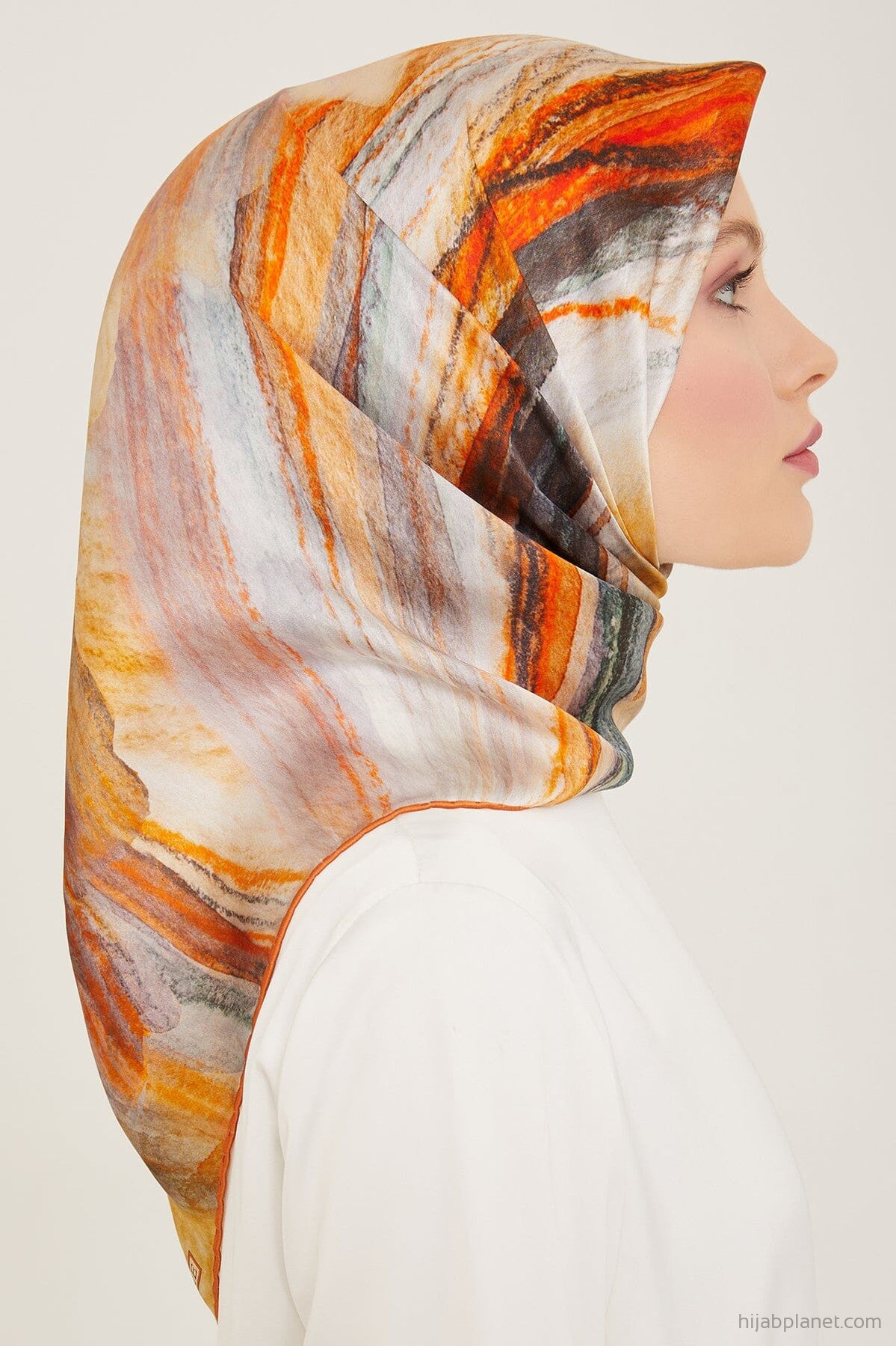 Armine Debussy Abstract Silk Scarf #2 Silk Hijabs,Armine Armine 