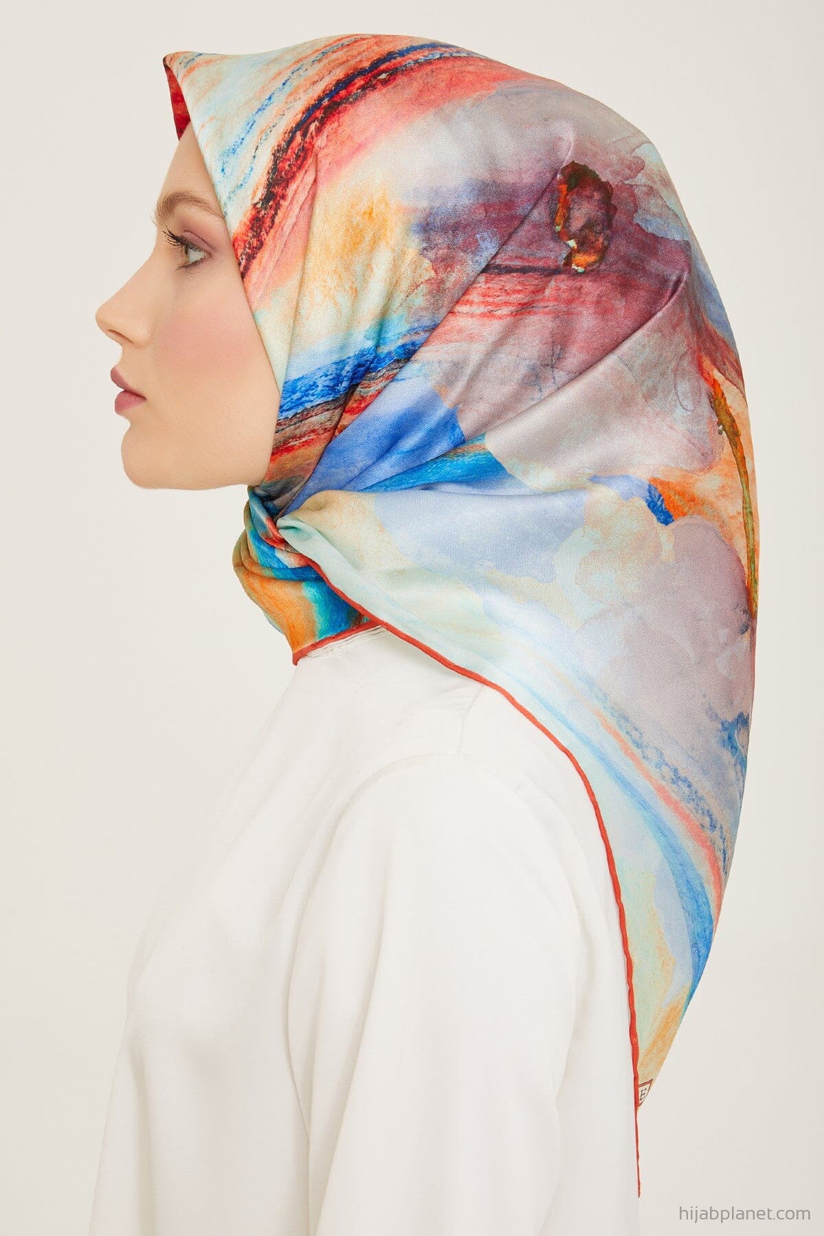 Armine Debussy Abstract Silk Scarf #3 Silk Hijabs,Armine Armine 