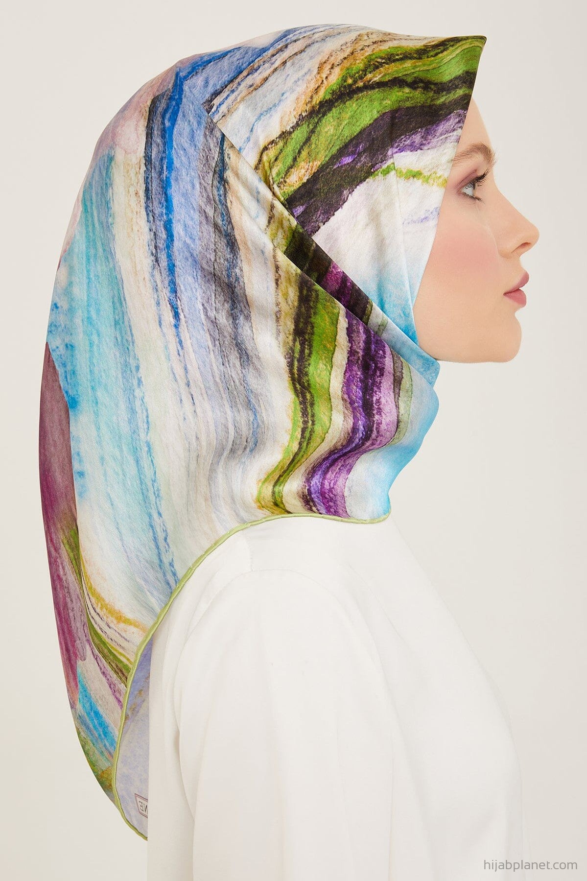 Armine Debussy Abstract Silk Scarf #33 Silk Hijabs,Armine Armine 