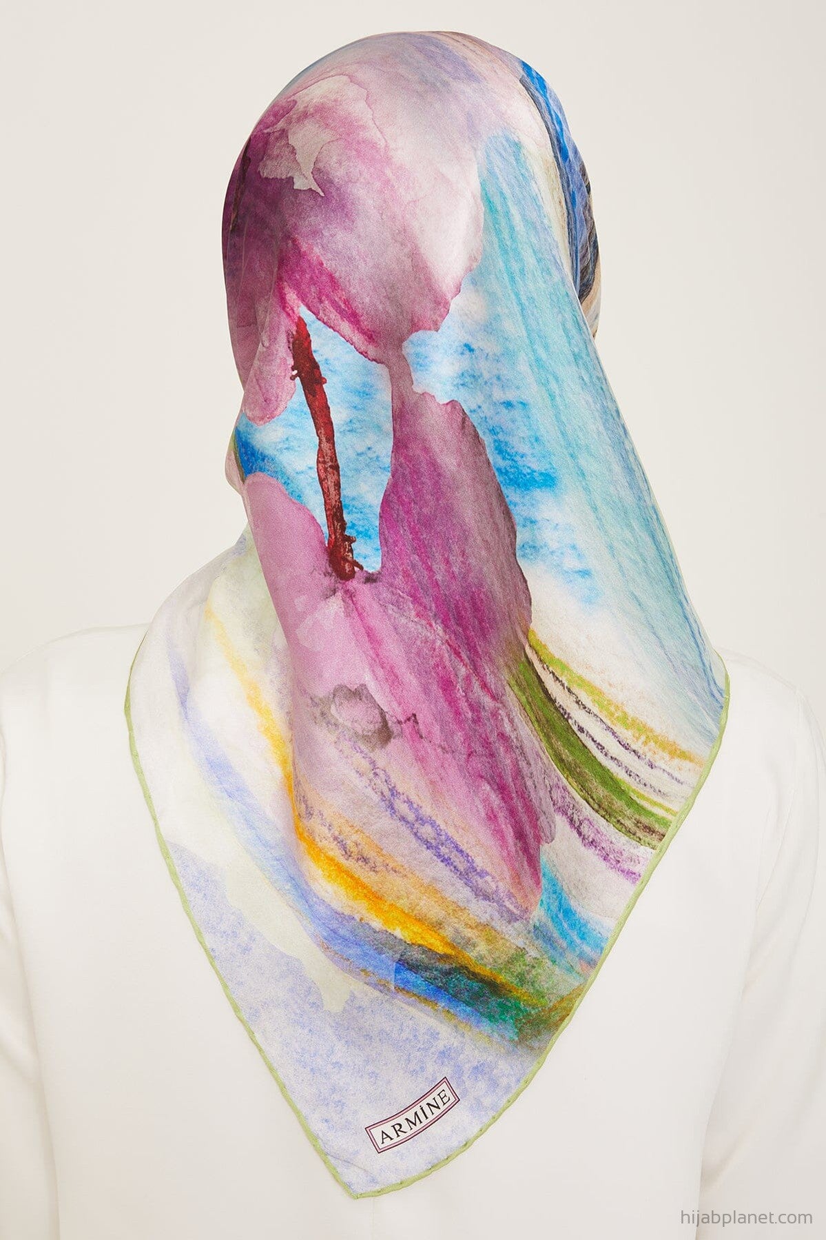 Armine Debussy Abstract Silk Scarf #33 Silk Hijabs,Armine Armine 