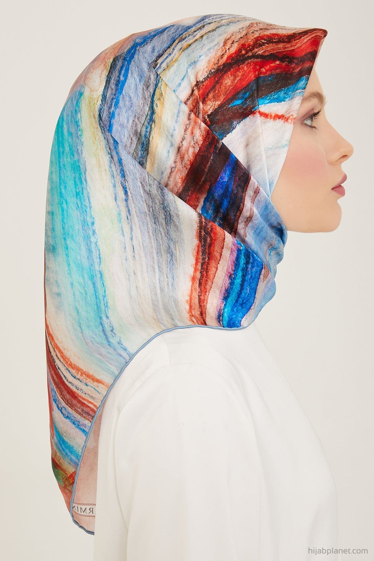 Armine Debussy Abstract Silk Scarf #35 Silk Hijabs,Armine Armine 
