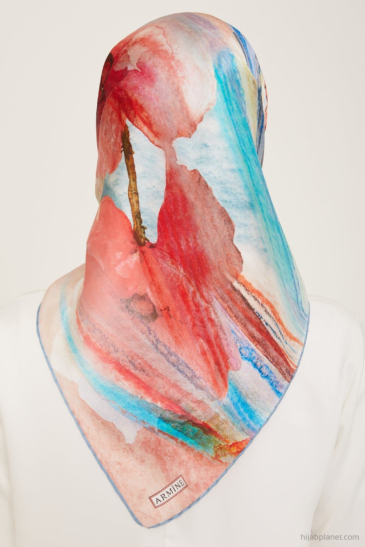 Armine Debussy Abstract Silk Scarf #35 Silk Hijabs,Armine Armine 
