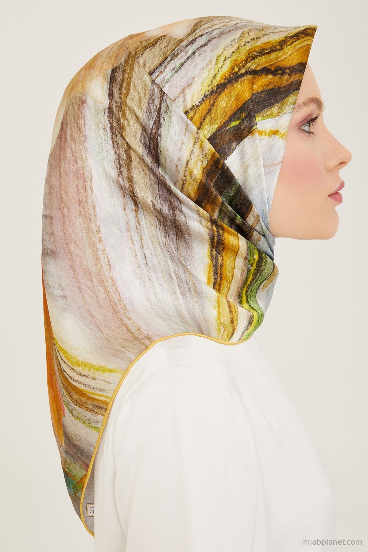 Armine Debussy Abstract Silk Scarf #36 Silk Hijabs,Armine Armine 