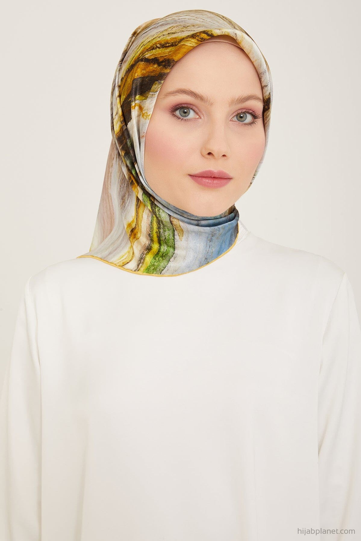 Armine Debussy Abstract Silk Scarf #36 Silk Hijabs,Armine Armine 