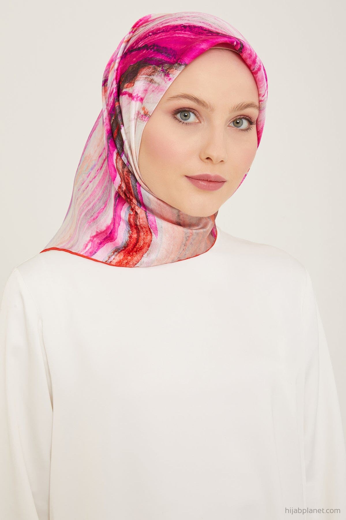 Armine Debussy Abstract Silk Scarf #52 Silk Hijabs,Armine Armine 