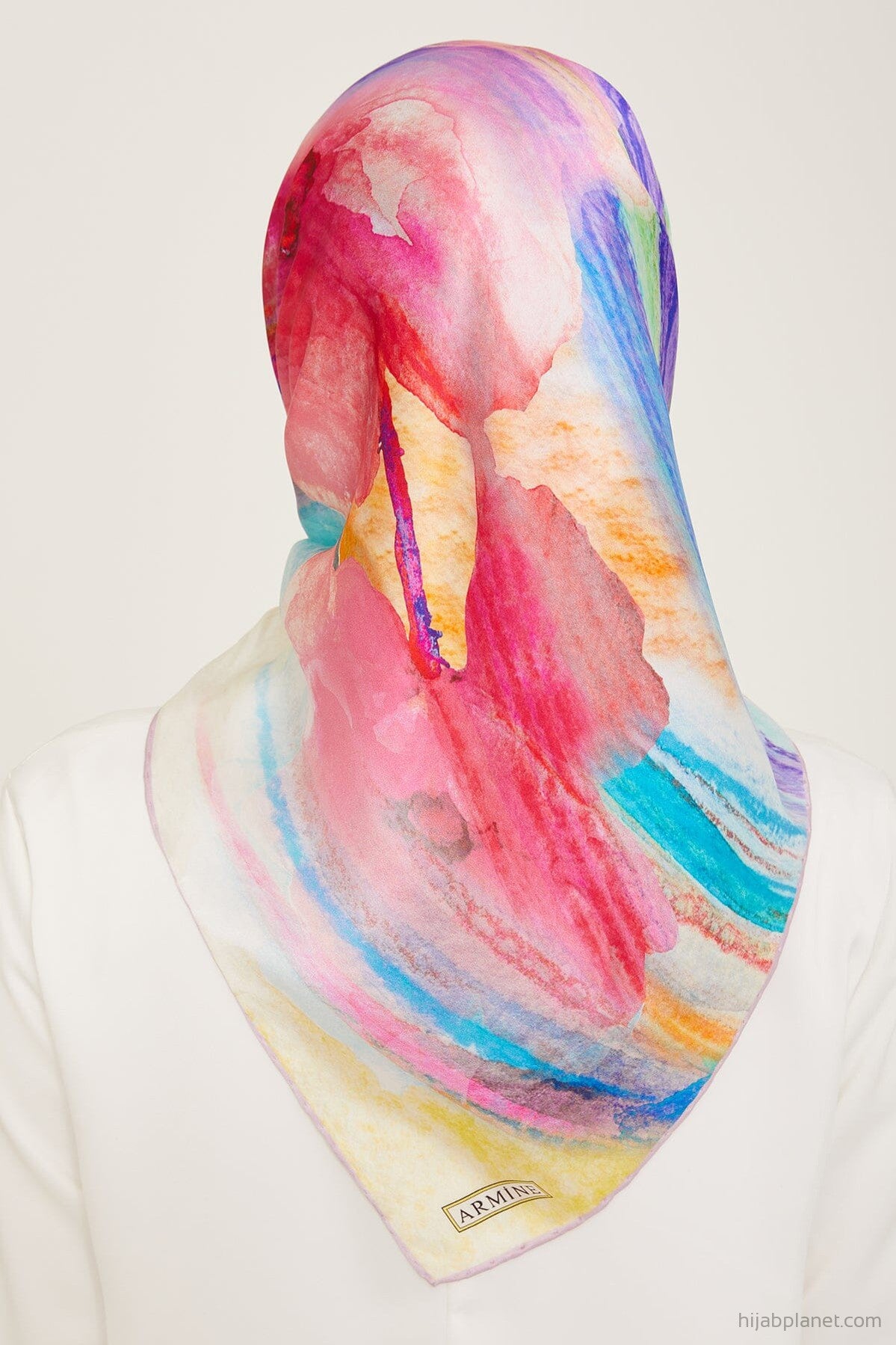 Armine Debussy Abstract Silk Scarf #82 Silk Hijabs,Armine Armine 