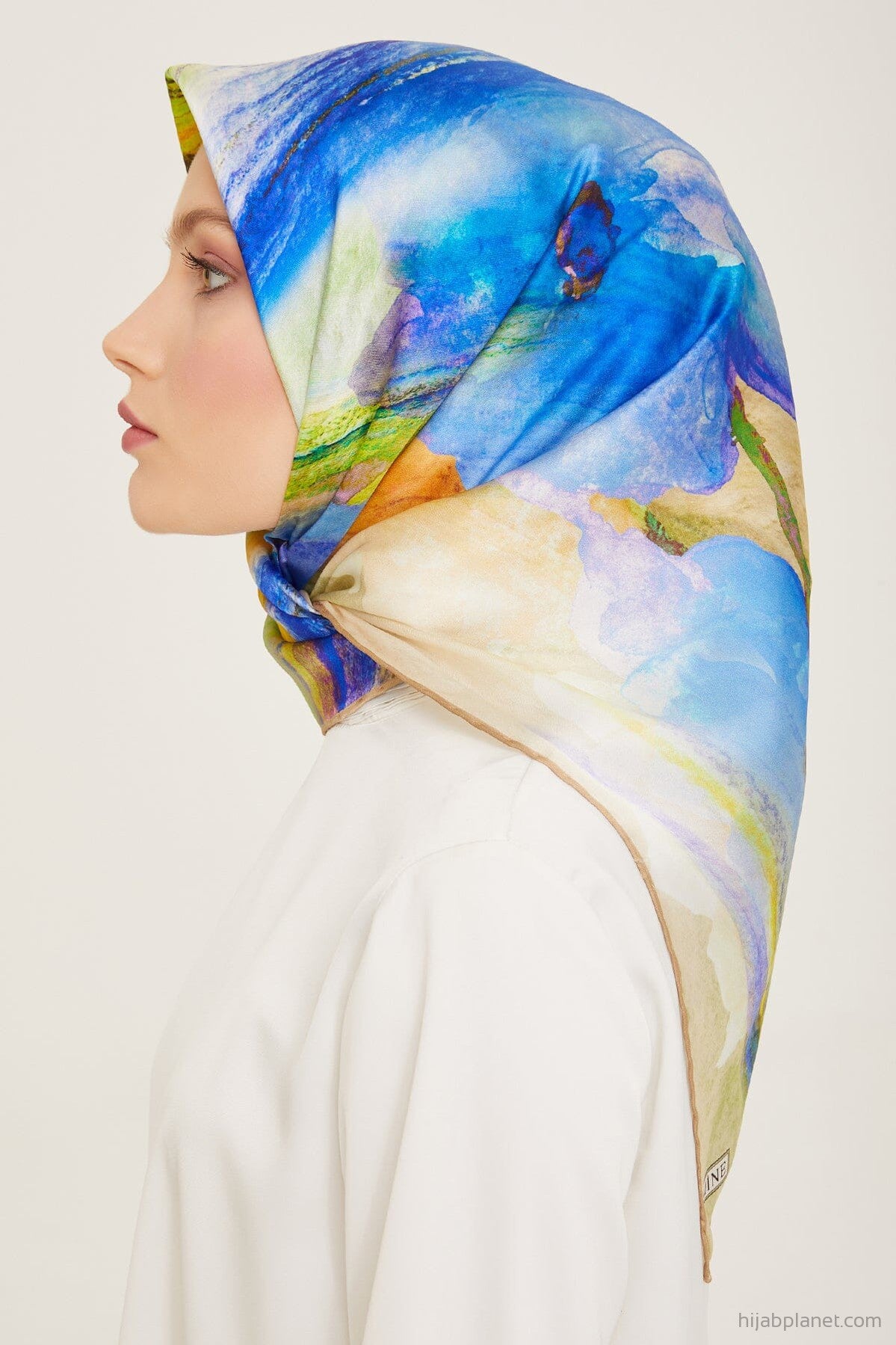 Armine Debussy Abstract Silk Scarf #83 Silk Hijabs,Armine Armine 