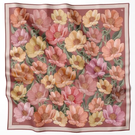 Armine Florenza Turkish Silk Scarf #1 Silk Hijabs,Armine Armine 