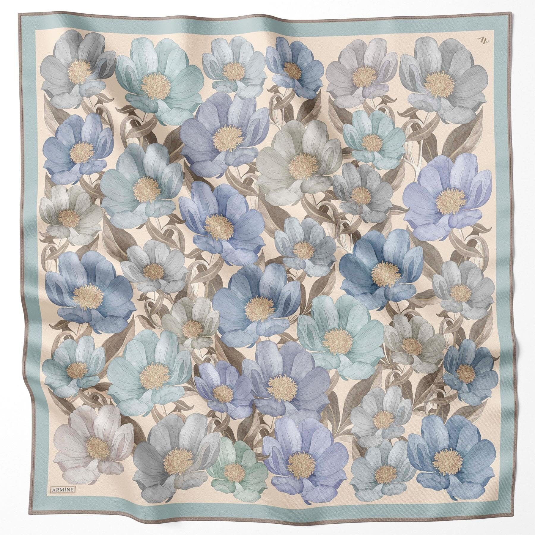 Armine Florenza Turkish Silk Scarf #35 Silk Hijabs,Armine Armine 