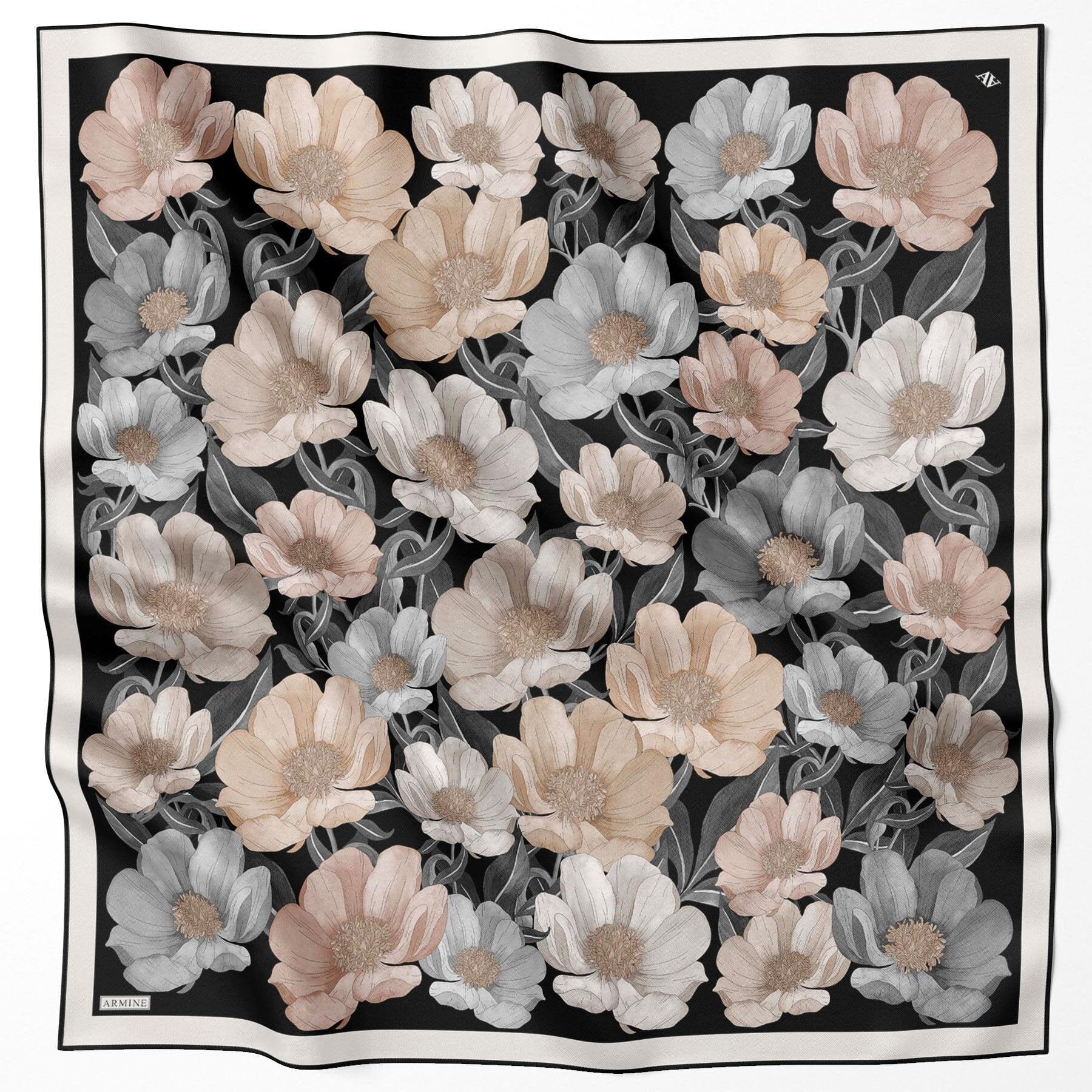 Armine Florenza Turkish Silk Scarf #84 Silk Hijabs,Armine Armine 