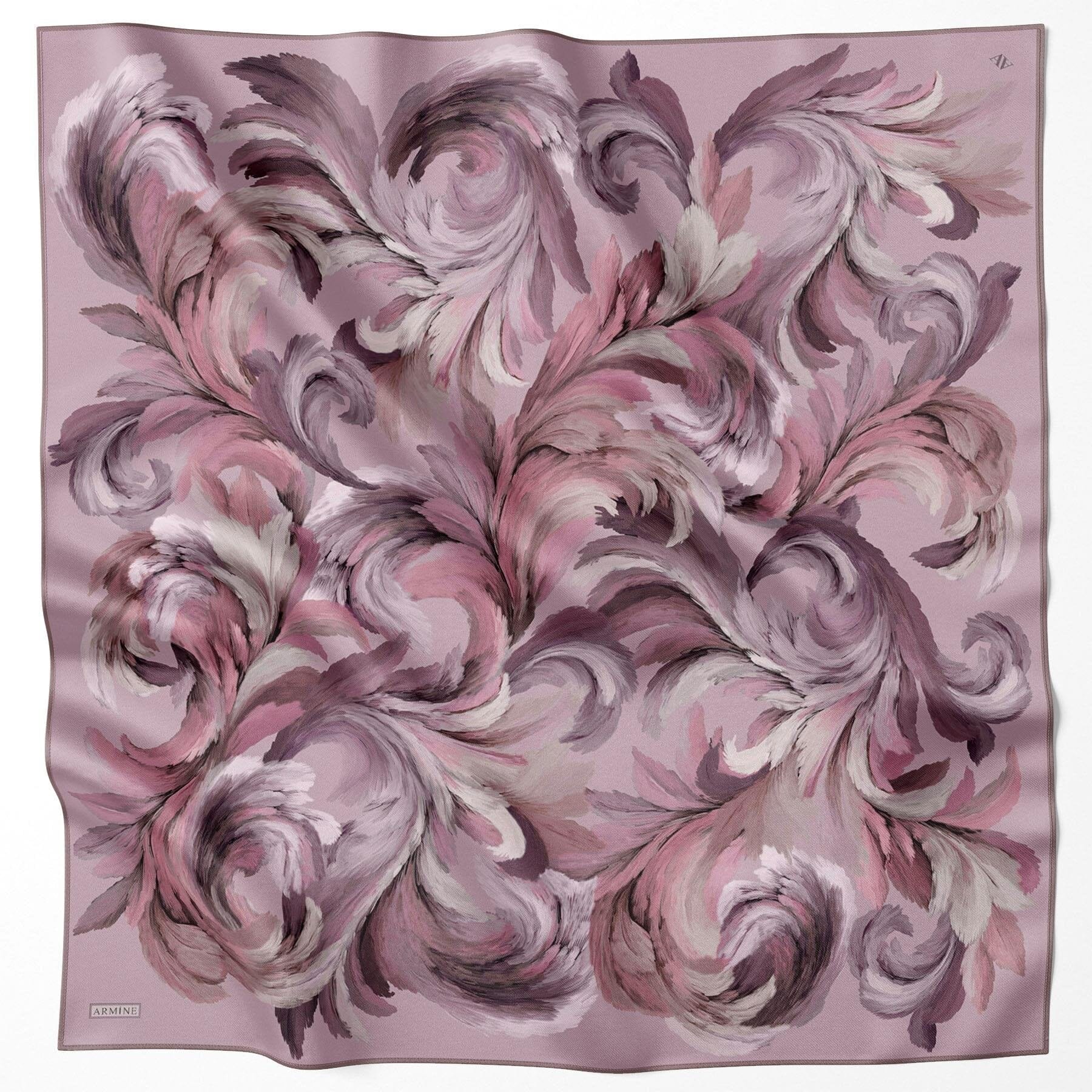 Armine Flowing Feather Silk Scarf #87 Silk Hijabs,Armine Armine 