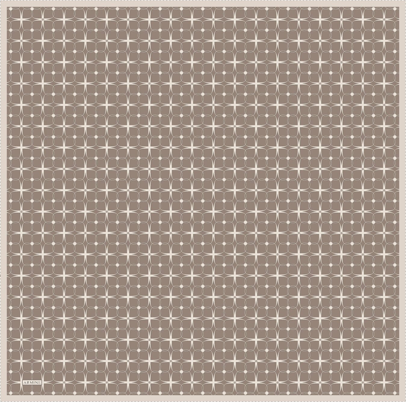 Armine Geometric Charm Silk Scarf #31 Silk Hijabs,Armine Armine 