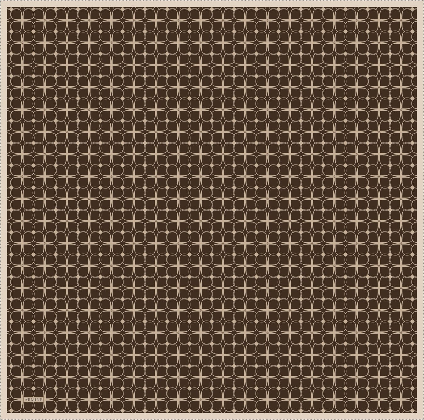 Armine Geometric Charm Silk Scarf #34 Silk Hijabs,Armine Armine 