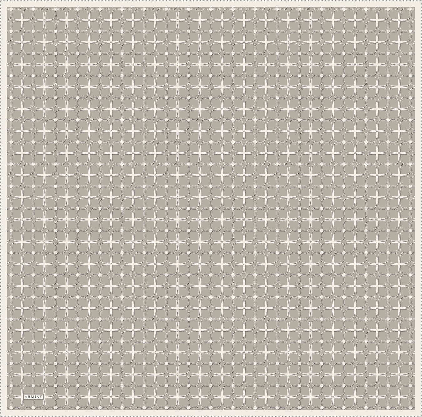 Armine Geometric Charm Silk Scarf #6 Silk Hijabs,Armine Armine 