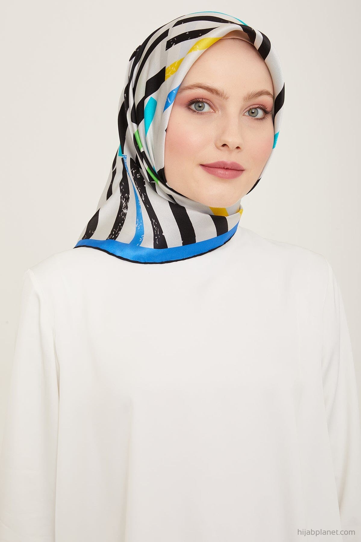 Armine Geometric Silk Scarf #1 Silk Hijabs,Armine Armine 