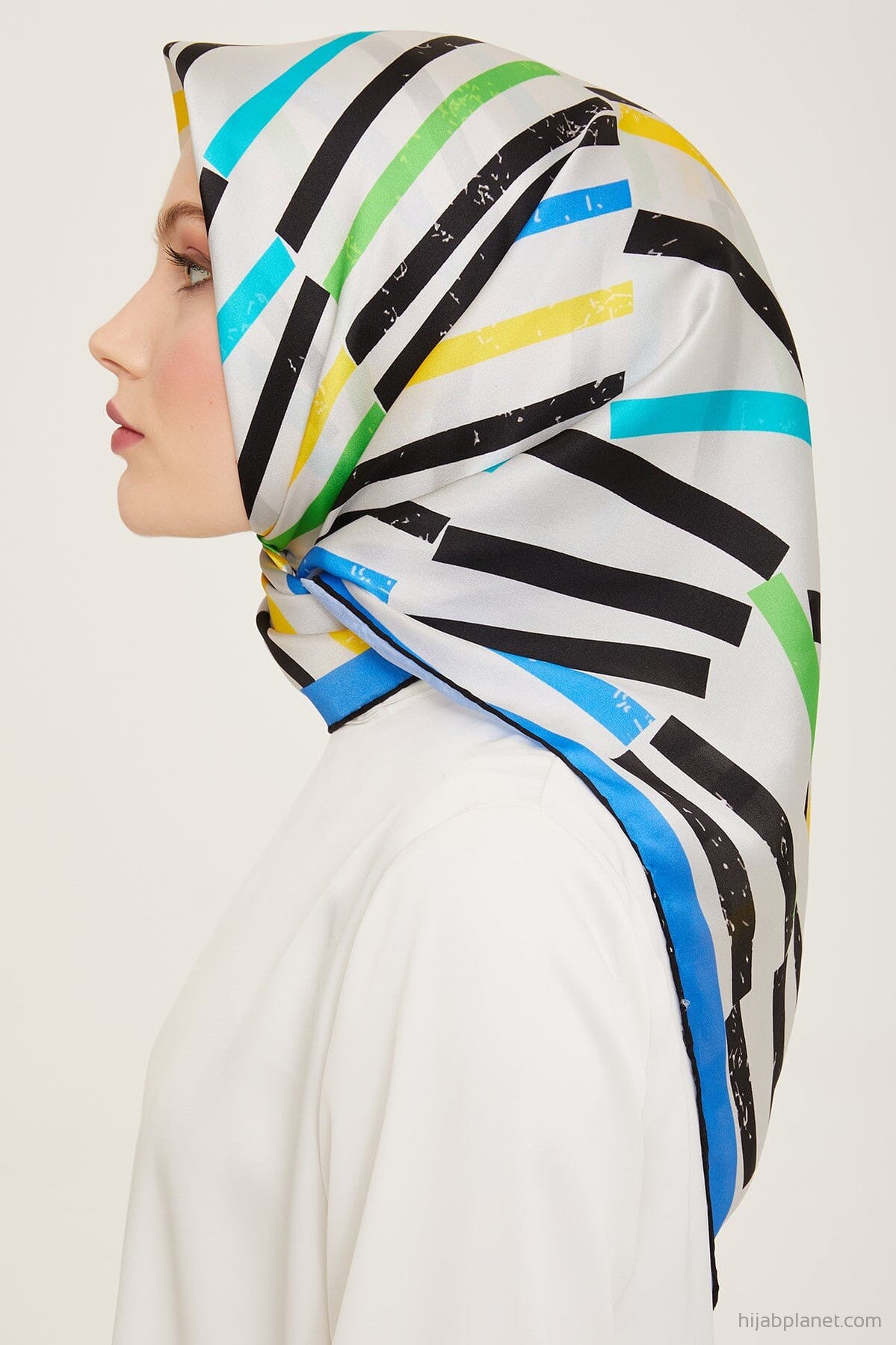 Armine Geometric Silk Scarf #1 Silk Hijabs,Armine Armine 
