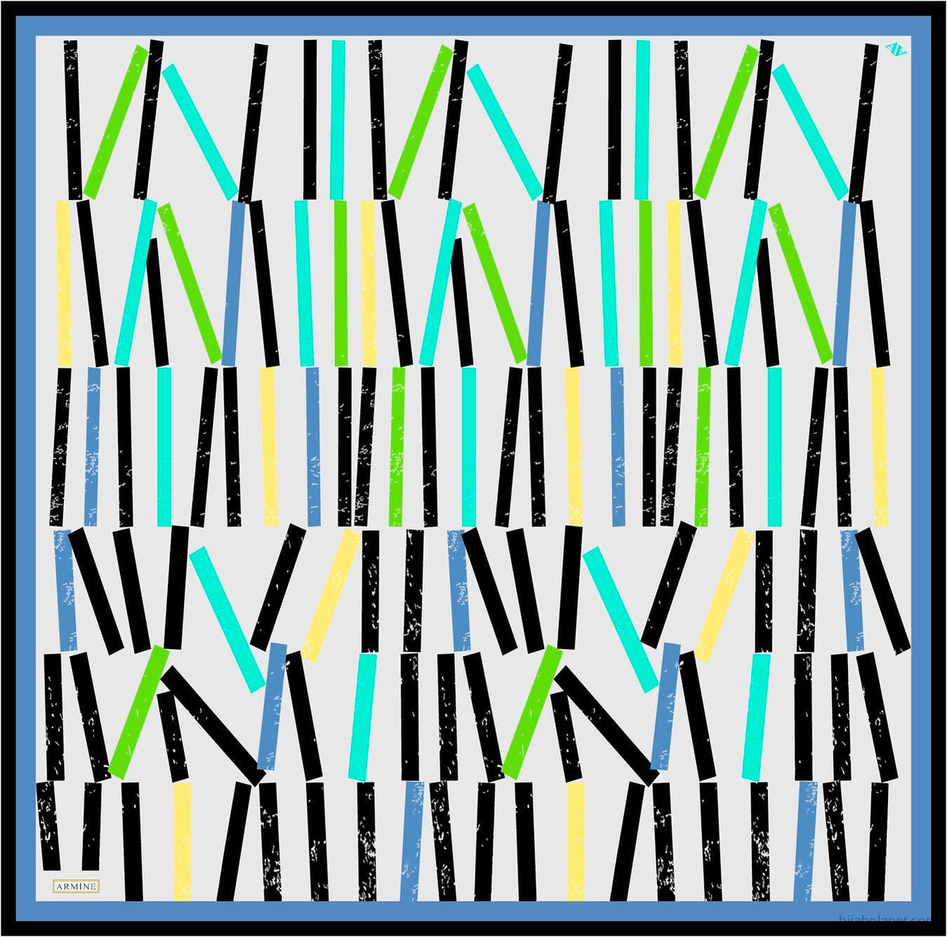 Armine Geometric Silk Scarf #1 Silk Hijabs,Armine Armine 