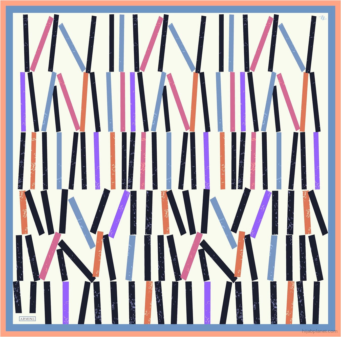 Armine Geometric Silk Scarf #32 Silk Hijabs,Armine Armine 