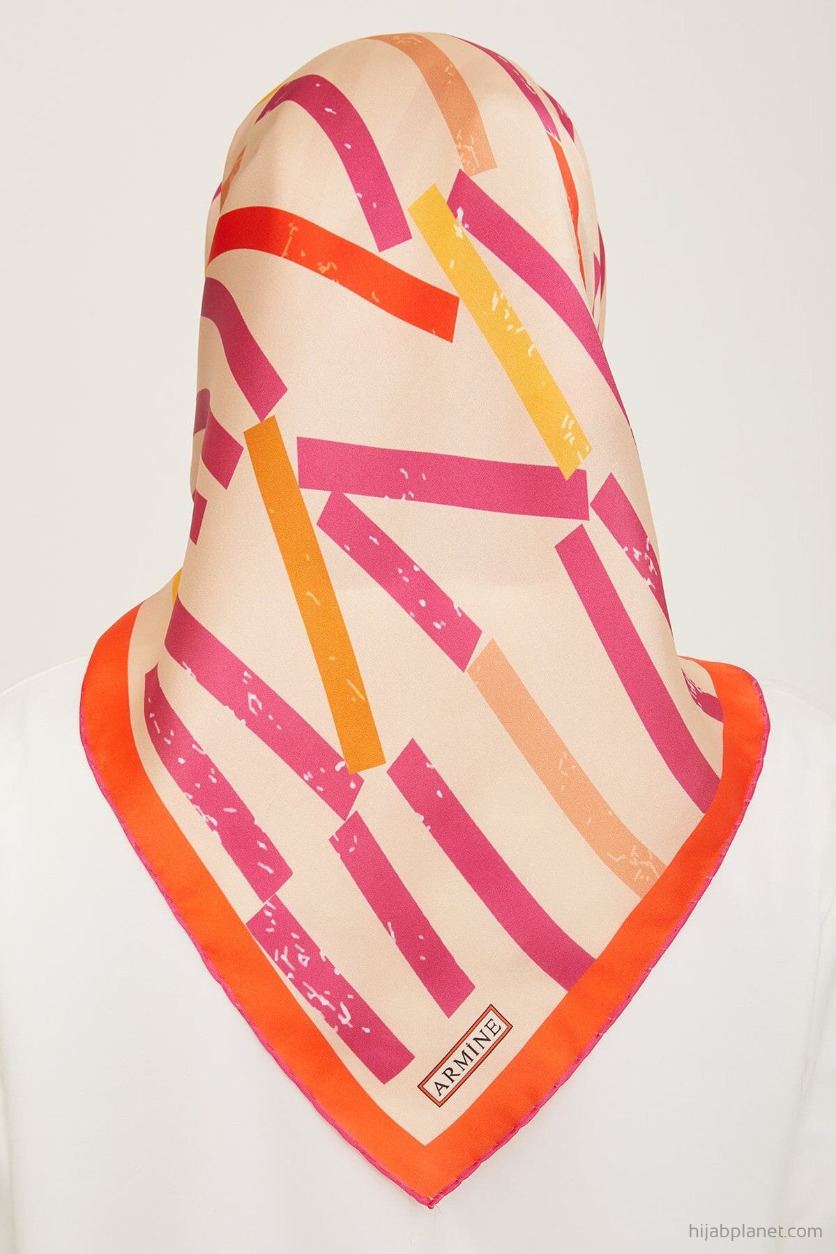 Armine Geometric Silk Scarf #50 Silk Hijabs,Armine Armine 