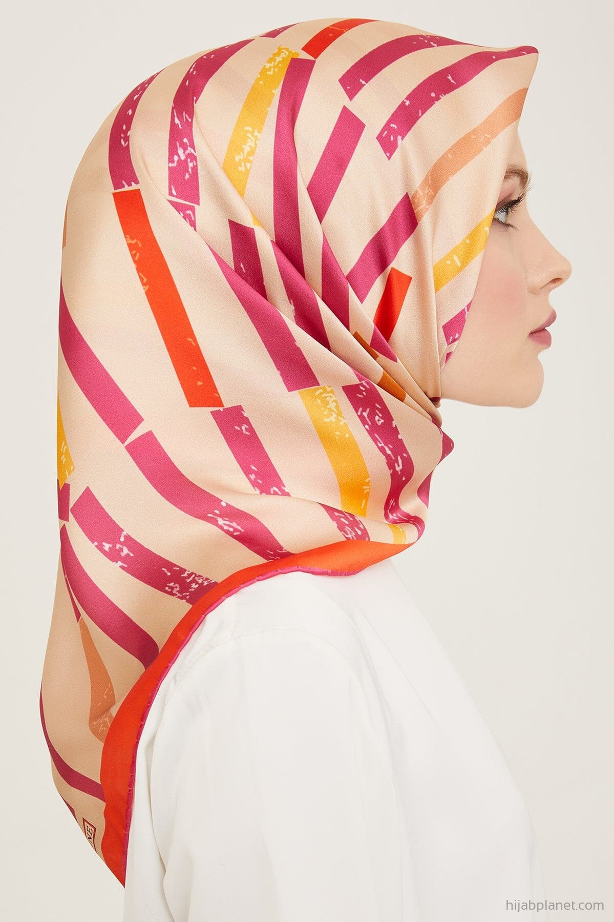 Armine Geometric Silk Scarf #50 Silk Hijabs,Armine Armine 