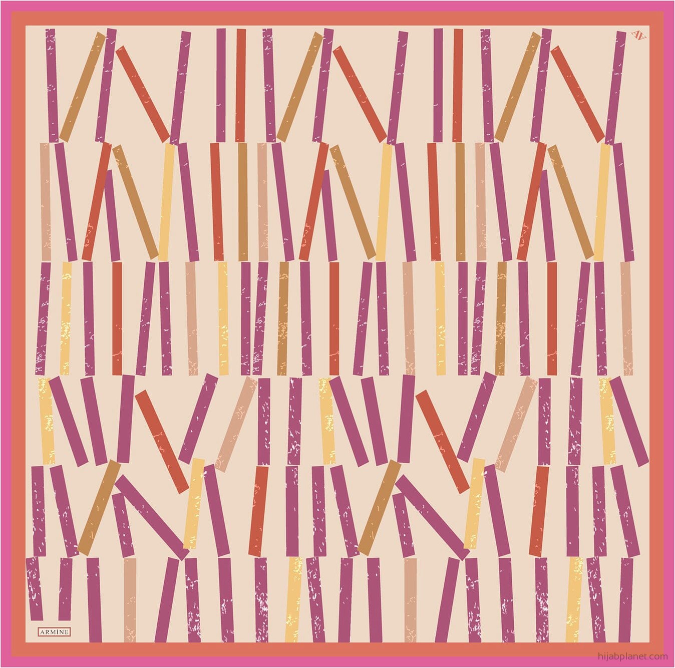 Armine Geometric Silk Scarf #50 Silk Hijabs,Armine Armine 