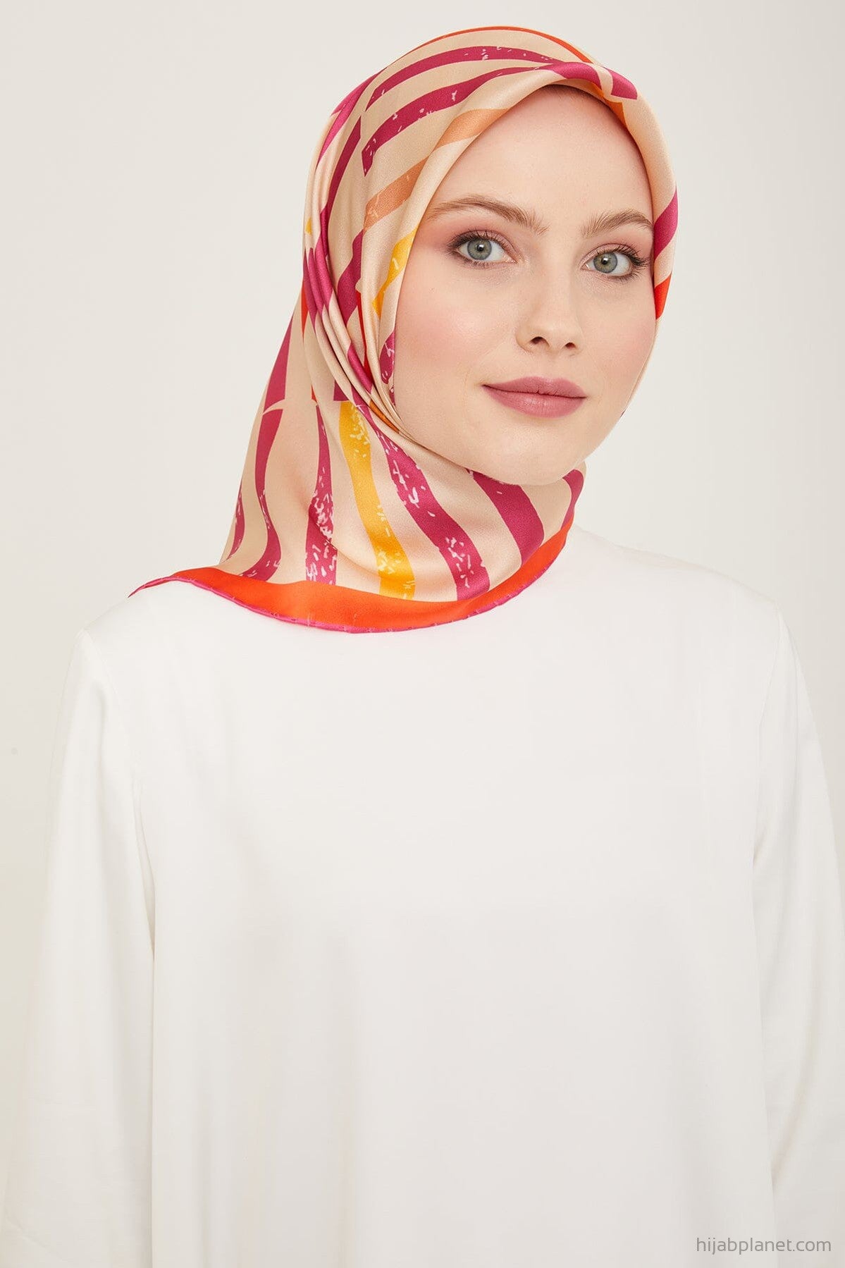 Armine Geometric Silk Scarf #50 Silk Hijabs,Armine Armine 