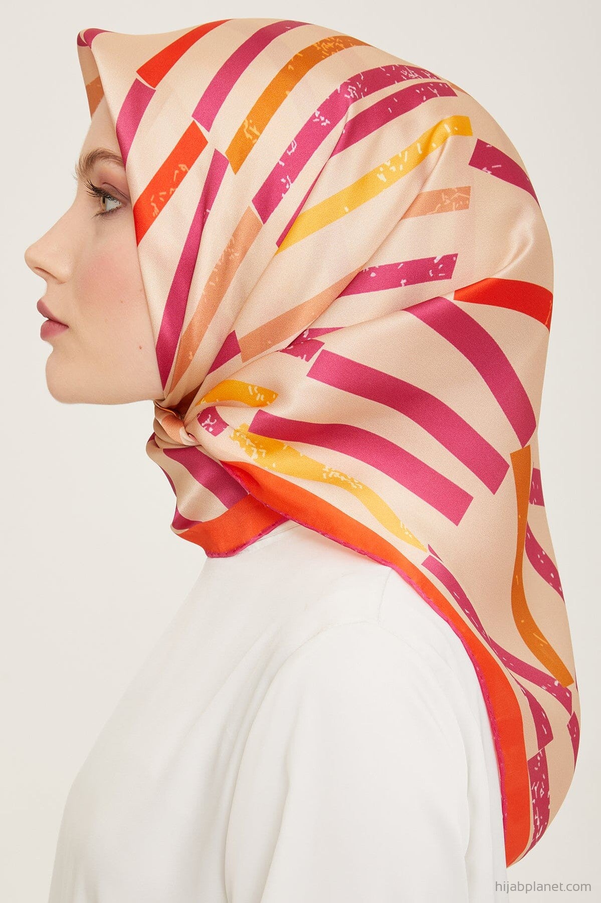 Armine Geometric Silk Scarf #50 Silk Hijabs,Armine Armine 