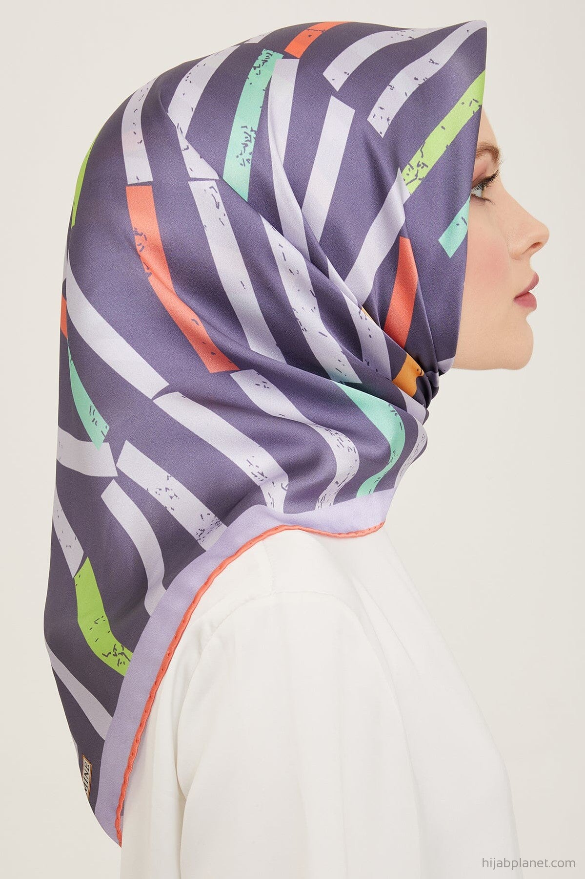 Armine Geometric Silk Scarf #61 Silk Hijabs,Armine Armine 
