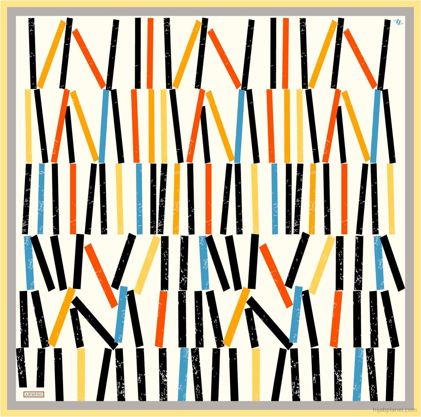 Armine Geometric Silk Scarf #9 Silk Hijabs,Armine Armine 