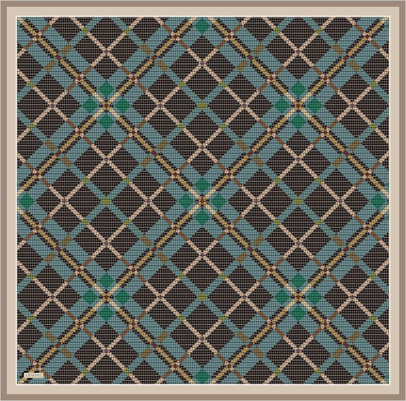 Armine Highland Heritage Silk Scarf #37 Silk Hijabs,Armine Armine 