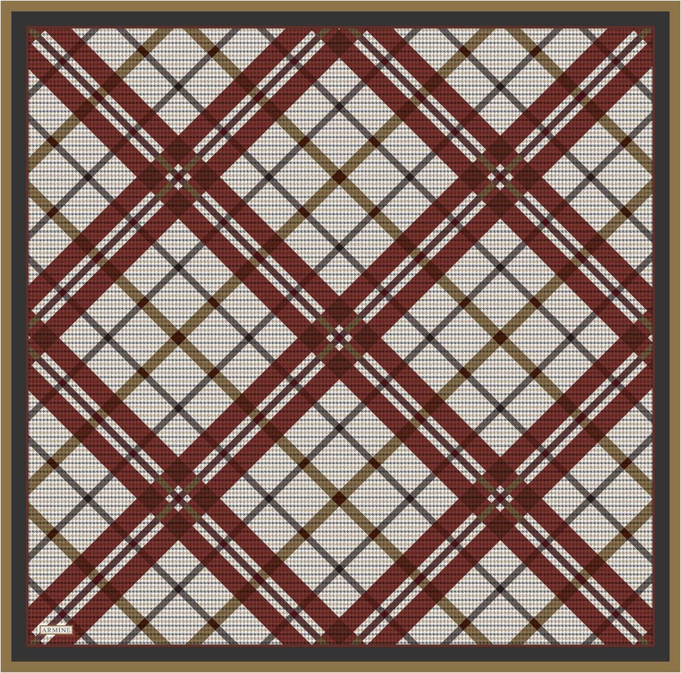 Armine Highland Heritage Silk Scarf #82 Silk Hijabs,Armine Armine 