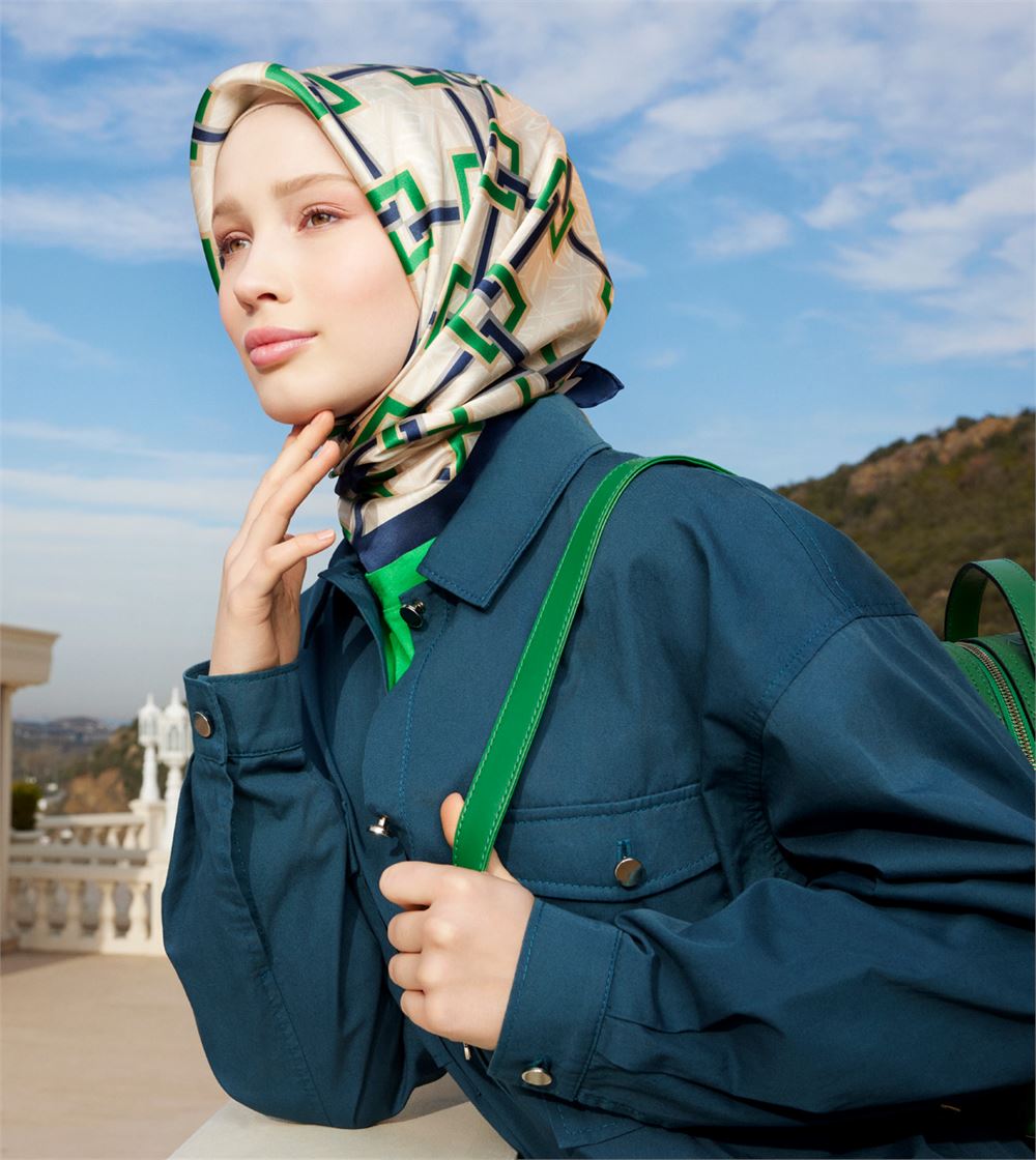 Armine Jacq Modern Silk Scarf #32 Silk Hijabs,Armine Armine 